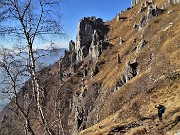 Rifugio Rosalba (1730 m) ad anello con vento-31genn22 - FOTOGALLERY